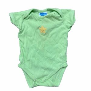 Bon Bébé Green Onesie & Yellow Star Size 3-6MO